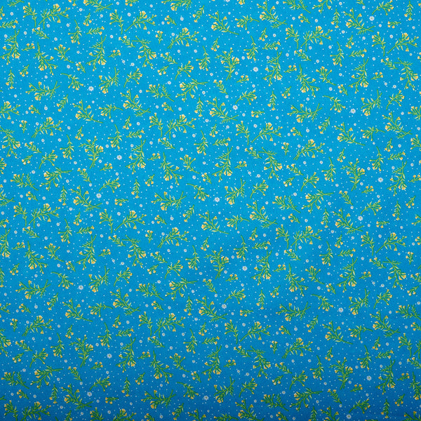 BLOOMFIELD CALICO'S - Coton imprimé - Branche - Bleu