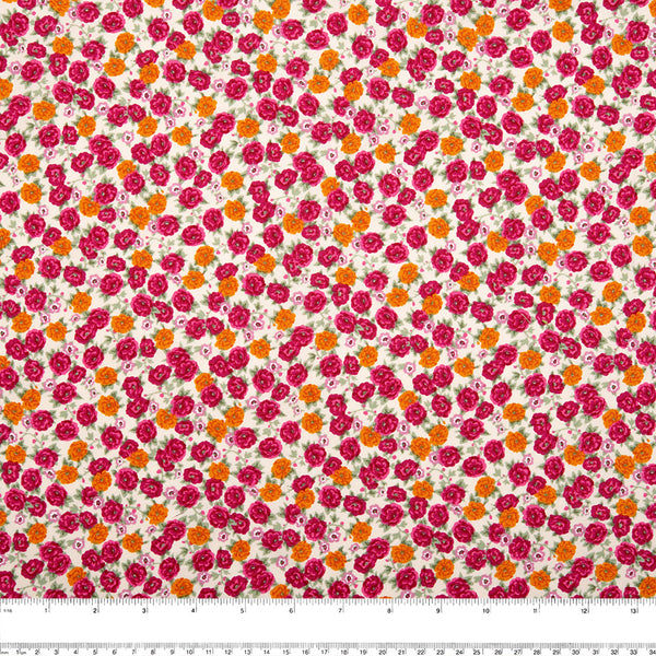 BLOOMFIELD CALICO'S Cotton Print - Roses - Pink