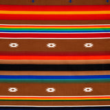 SPIRIT TRAIL Printed Cotton - Navajo stripe - Orange