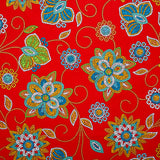 SPIRIT TRAIL Printed Cotton - Florals - Red