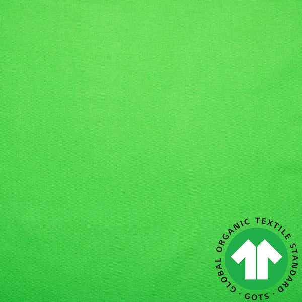 ORGANIC Solid Cotton - Chromatic green
