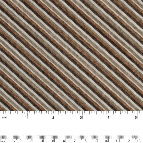 WINDHAM Blender's Cotton - Stripes - Brown