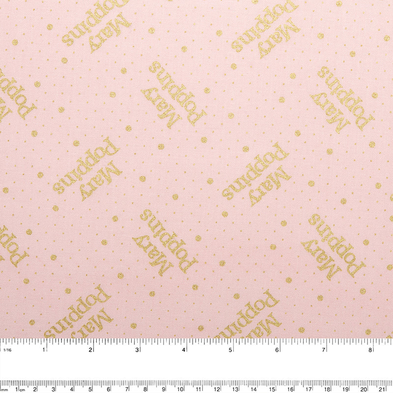 Camelot - PRIVILÈGE - Licensed Cotton Print - Mary Poppins - Dots - Pink