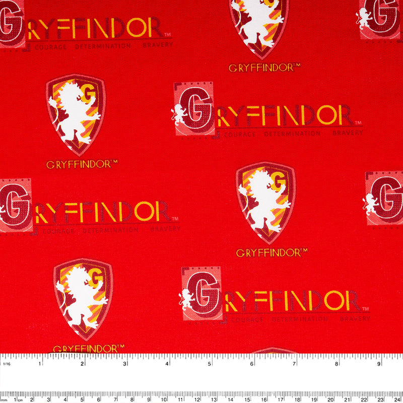 Camelot - PRIVILEGE - Coton imprimé sous licence - Harry Potter - àtendard - Rouge