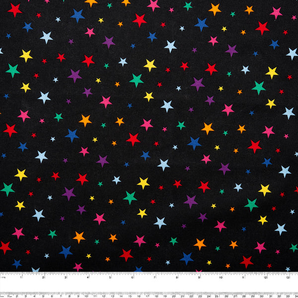 Just Basic - Stars - Black / Multicolor