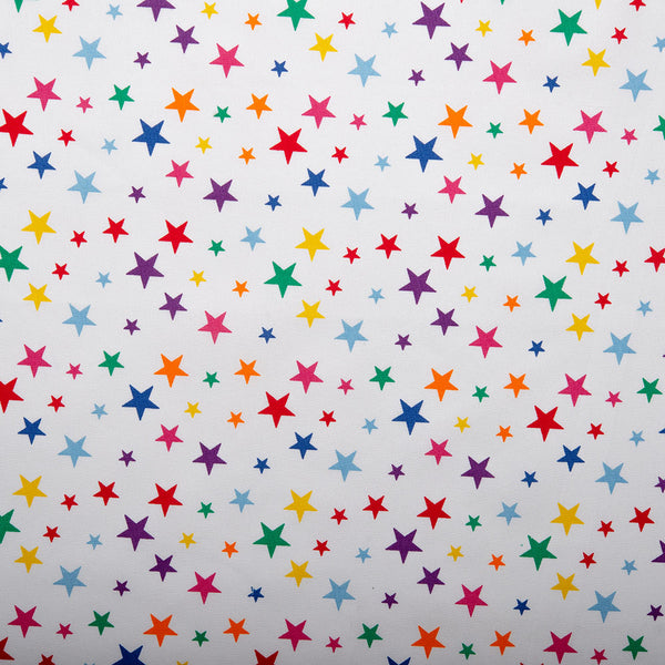 Just Basic - Stars - White / Multicolor