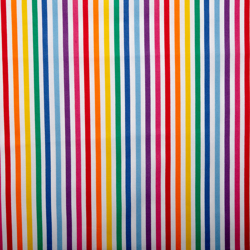 Just Basic - Stripes 1 - White / Multicolor