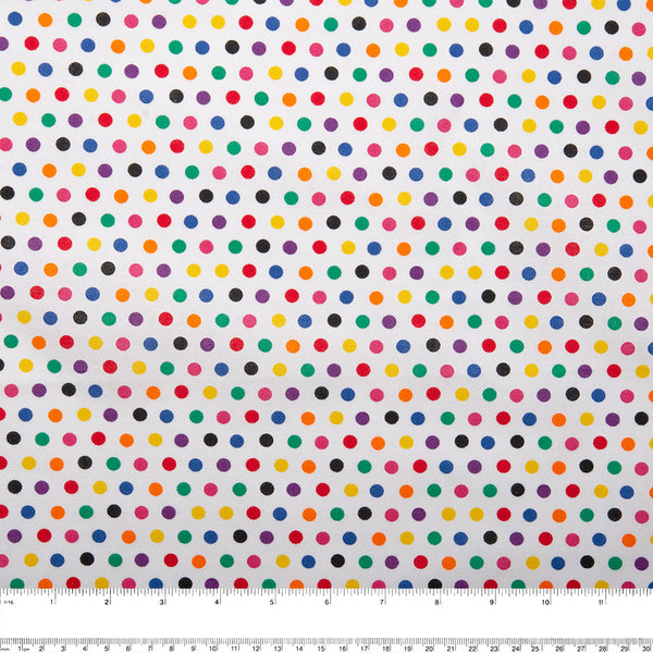 Just Basic - Dots 1 - White / Multicolor