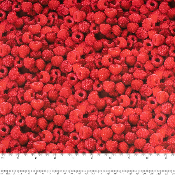 FRUIT STAND Printed Cotton - Raspberries