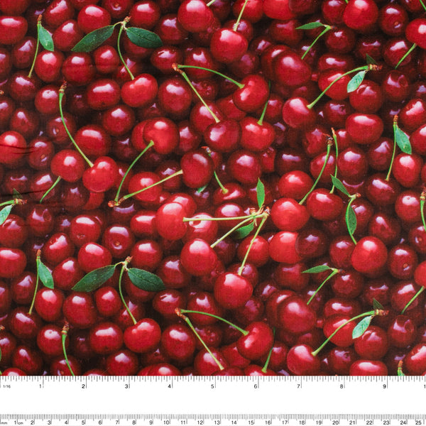 FRUIT STAND Printed Cotton - Cherries