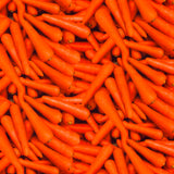 VEGETABLE GARDEN Printed Cotton - Carrot - Orange