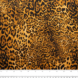 NOVELTY Cotton print - Leopard - Orange