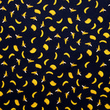 NOVELTY Cotton print - Banana - Navy