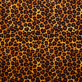 NOVELTY Cotton print - Leopard - Brown 1