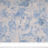 INDIGO DYED Cotton print - Marble - Light blue