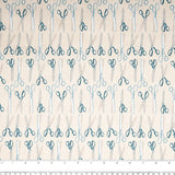 MATERIAL GIRL Cotton print - Scissors - Beige / Teal