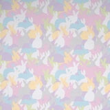 EASTER Printed Cotton - Camouflage rabbit - Multicolour