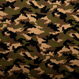 CLUB HOUSE - Coton imprimé - Camouflage - Brun