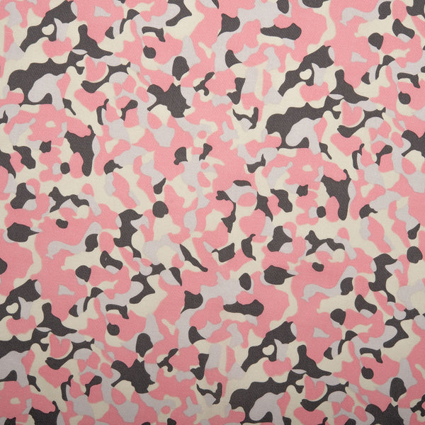 CLUB HOUSE - Coton imprimé - Camouflage - Rose
