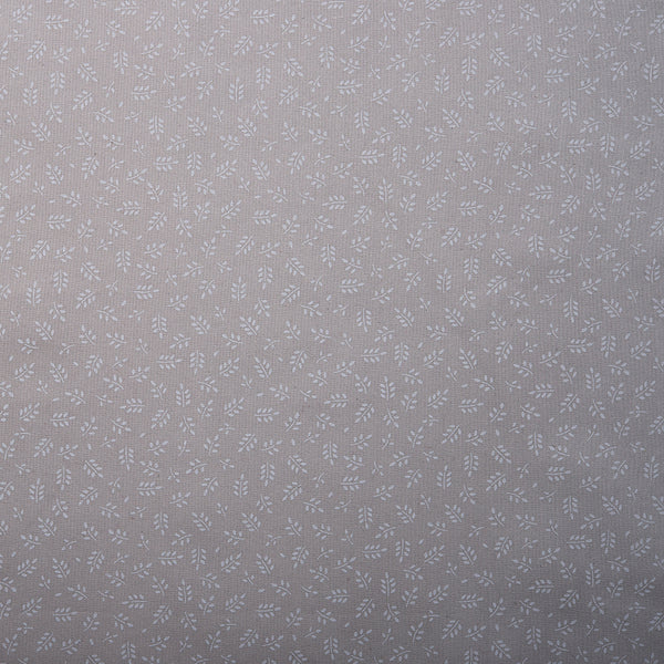 Coton imprimé BIO - Blé - Gris