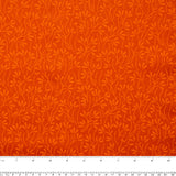 ORGANIC cotton - Leafs - Orange