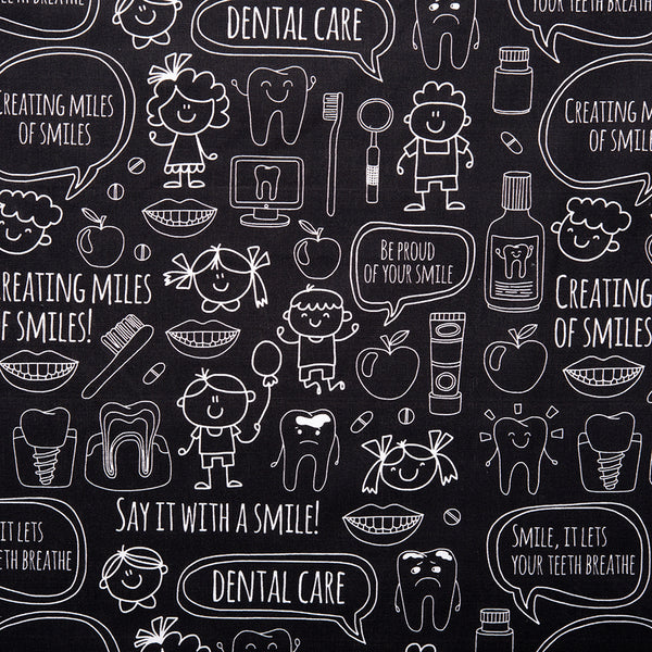 Chez le dentiste - Dents - Noir