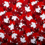 Printed Cotton - I LOVE CANADA - Leafs - Red