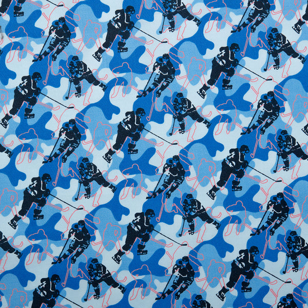 Sport d'équipe - Camouflage hockey - Bleu