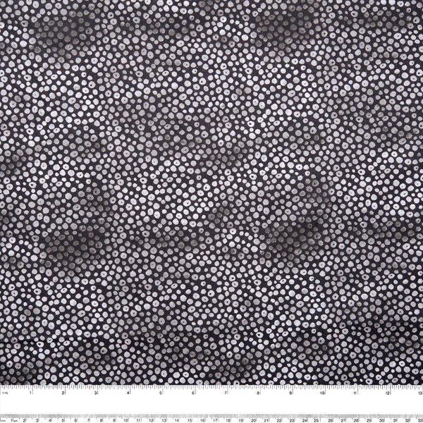 Printed Cotton - IMPROV - Dots - Grey