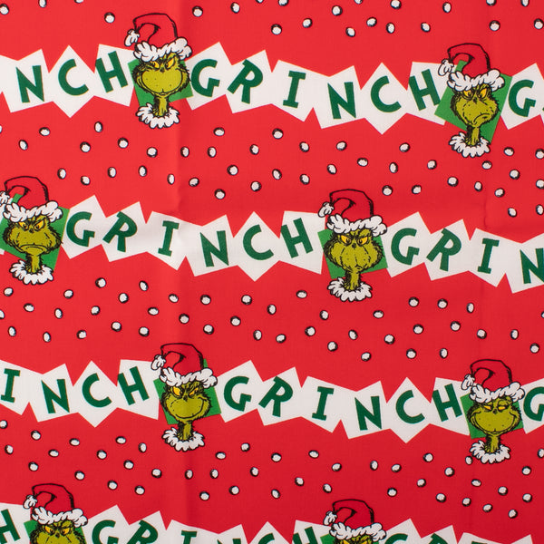 The Grinch - DR. SEUSS - The Grinch stripe - Red