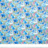 Stashbuster Cotton - WINDHAM - Clematis - Grey