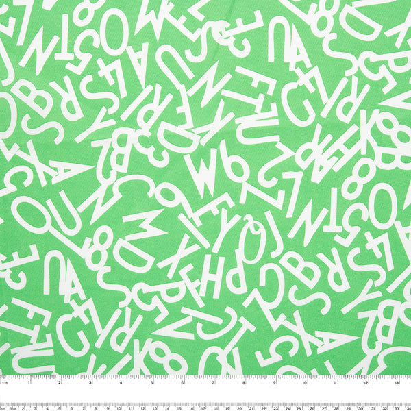 Stashbuster Cotton - WINDHAM - Letters - Green