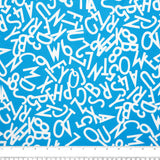 Stashbuster Cotton - WINDHAM - Letters - Blue