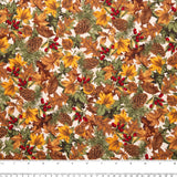 Stashbuster Cotton - WINDHAM - Leafs - White