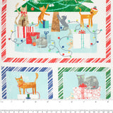 Stashbuster Cotton - WINDHAM - Panel Tree 10" x 44" (25cm x 112cm) - White