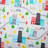 Stashbuster Cotton - WINDHAM - Buildings - Grey