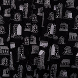 Stashbuster Cotton - WINDHAM - Building - Black