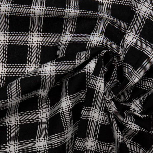 Just Basic Plaid - Carleton - Black