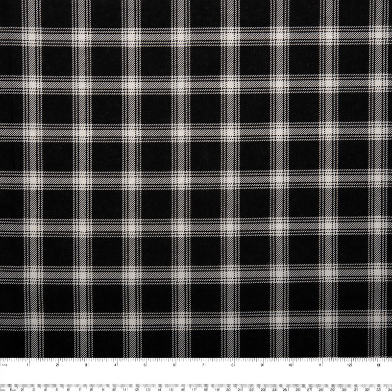 Just Basic Plaid - Carleton - Black