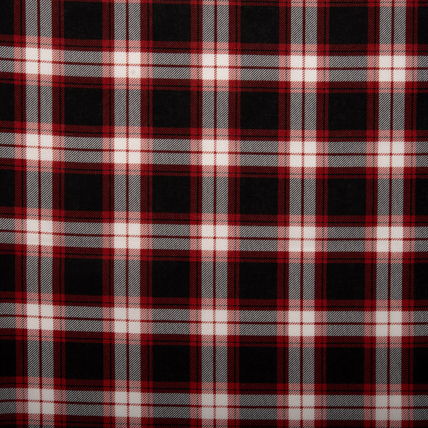 Just Basic Plaid - River park - Black