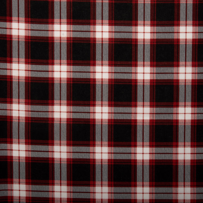 Just Basic Plaid - River park - Black