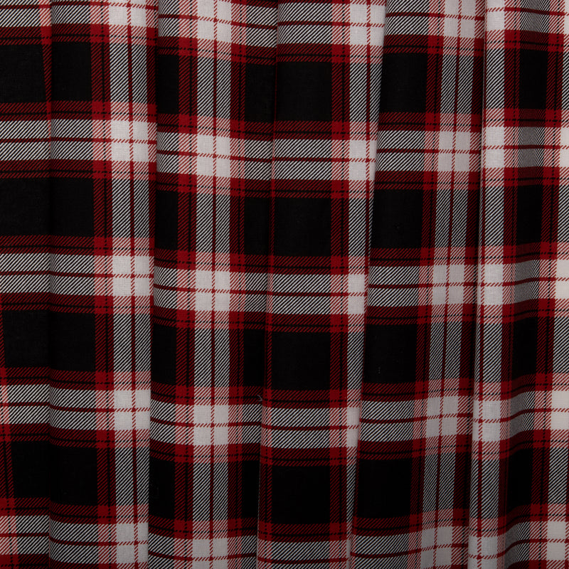 Just Basic Plaid - River park - Black