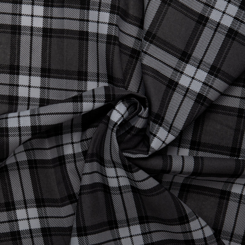 Just Basic Plaid - River park - Grey