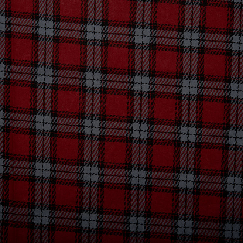 Just Basic Plaid - River park - Red