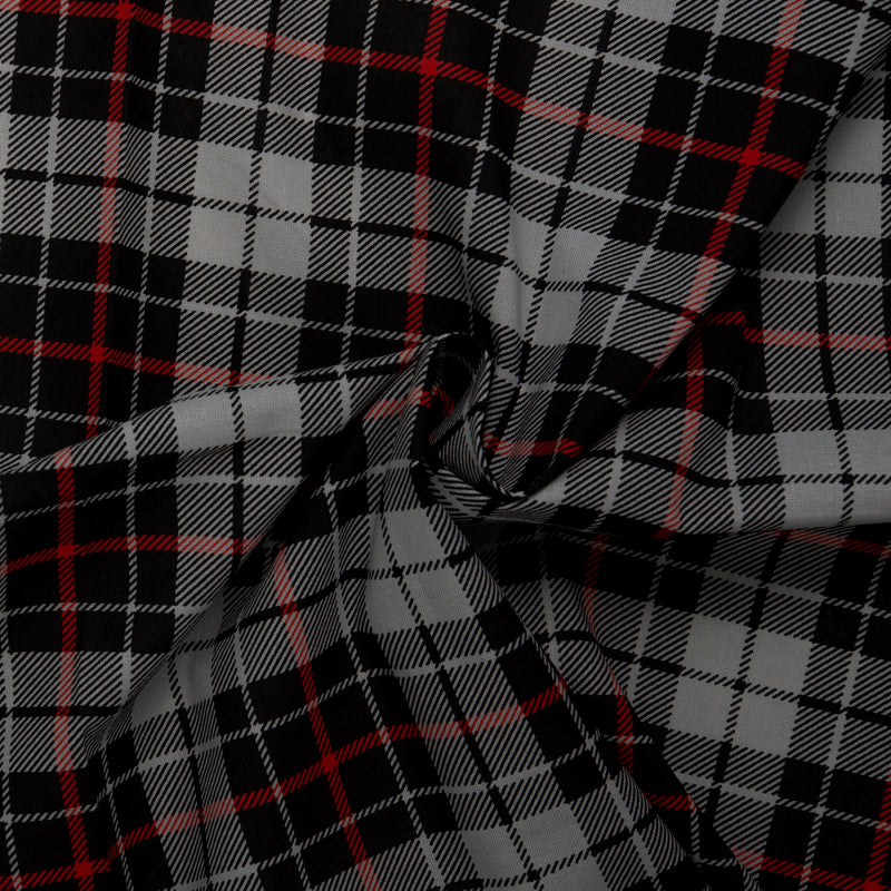 Just Basic Plaid - City Hills - Grey