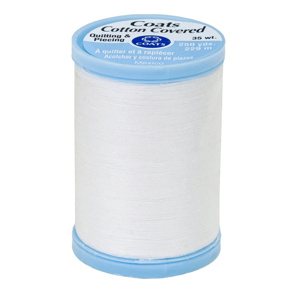 COATS COTTON COVERED QUILTING 229-250 YD WHITE