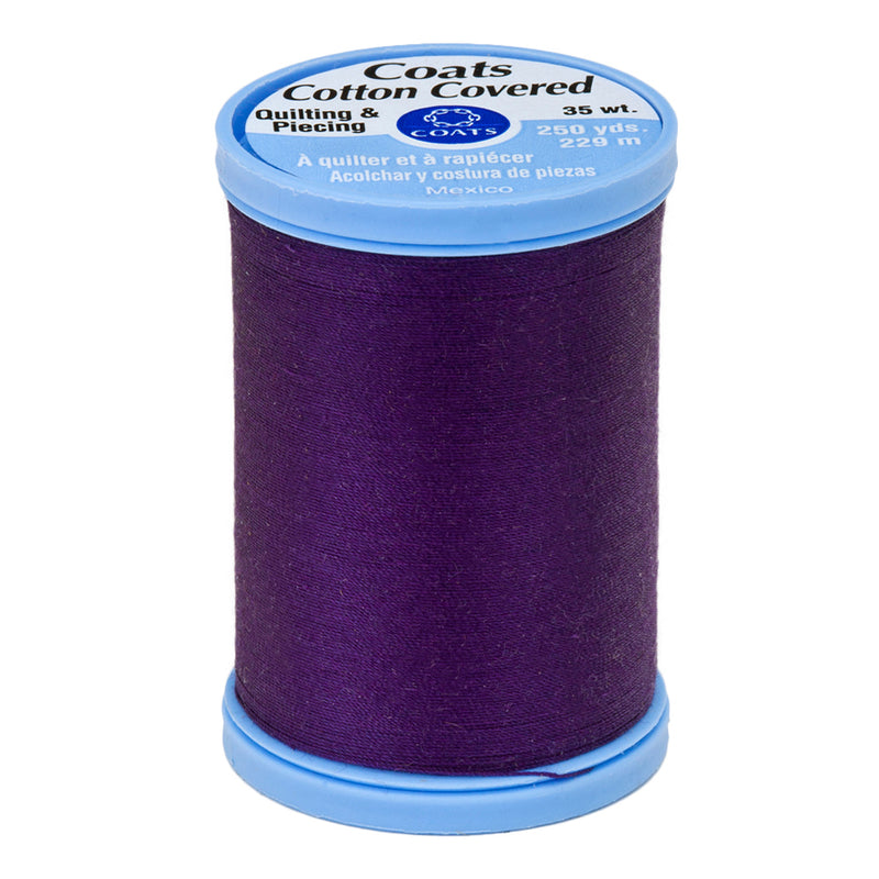 COATS COTTON COVERED QUILTING 229-250 YD PURPLE