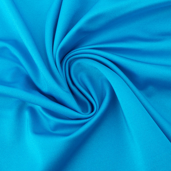 6 x 6 Fashion Fabric Swatch - Stretch Euro Tricot  4-Way - Turquoise