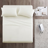 Marina Decoration - Ultra Soft Luxury 800 Thread Count Sheet Set - Ivory - Queen size