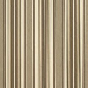 9 x 9 inch Home decor fabric Swatch - Sunbrella Awnings and Marines Stripes 46″ Westfield Mushroom